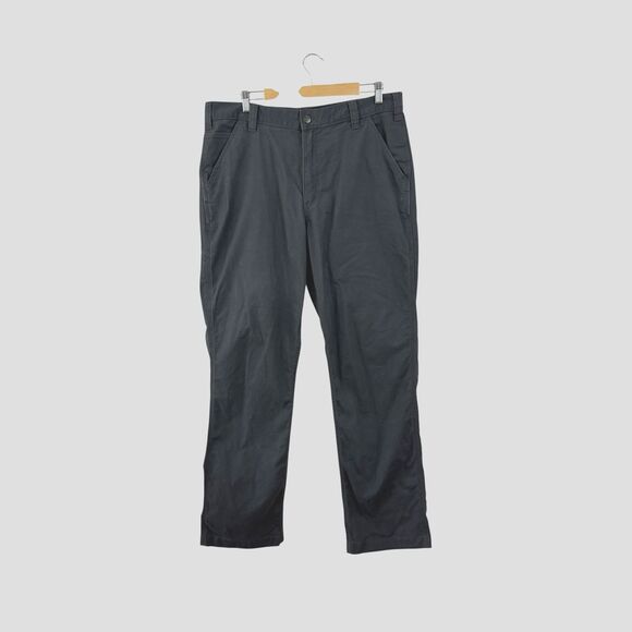 Carhartt 36X34 Relaxed Fit 38X33 ACTUAL Rugged Flex Work Pants Gray Mens - Picture 1 of 10